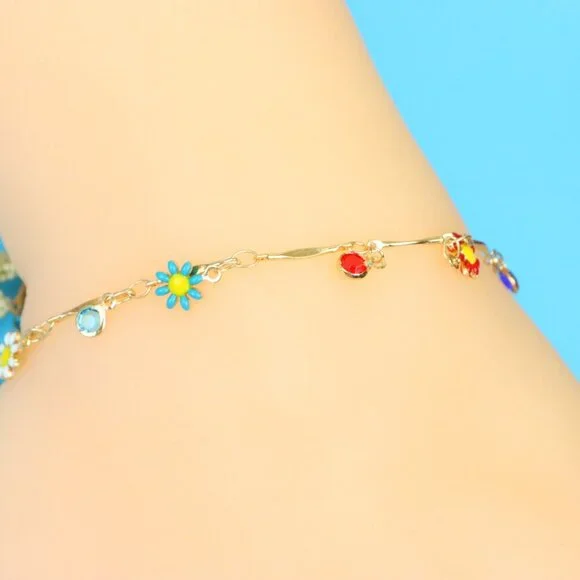 Elegant Handmade Anklet – Perfect for Women & GirlsIdeal Gift Option,DYC1055